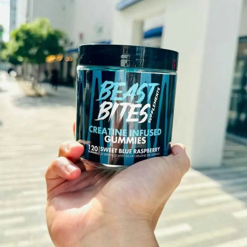 Beast Bites Gomitas de Creatina Hiper Músculos 120un. - Goldenfy Chile