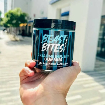 Beast Bites Gomitas de Creatina Hiper Músculos 120un. - Goldenfy Chile