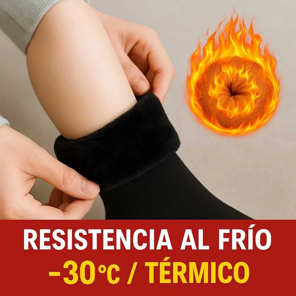 Calcetines térmicos de chiporro y microfibra Pack x12 - Abriga y repele el frío extremo - Goldenfy Chile