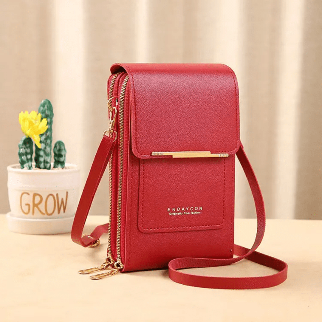 Cartera de cuero multifuncional antirobo kinoki - Goldenfy Chile
