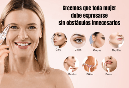 D - Facial™ Depiladora Facial y Cejas Profesional - Goldenfy Chile