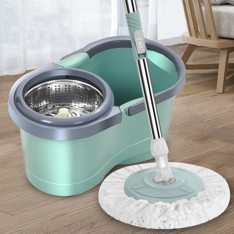 Gira Mopa 360™ - Trapeador giratorio + balde con escurridor UrProb - Goldenfy Chile