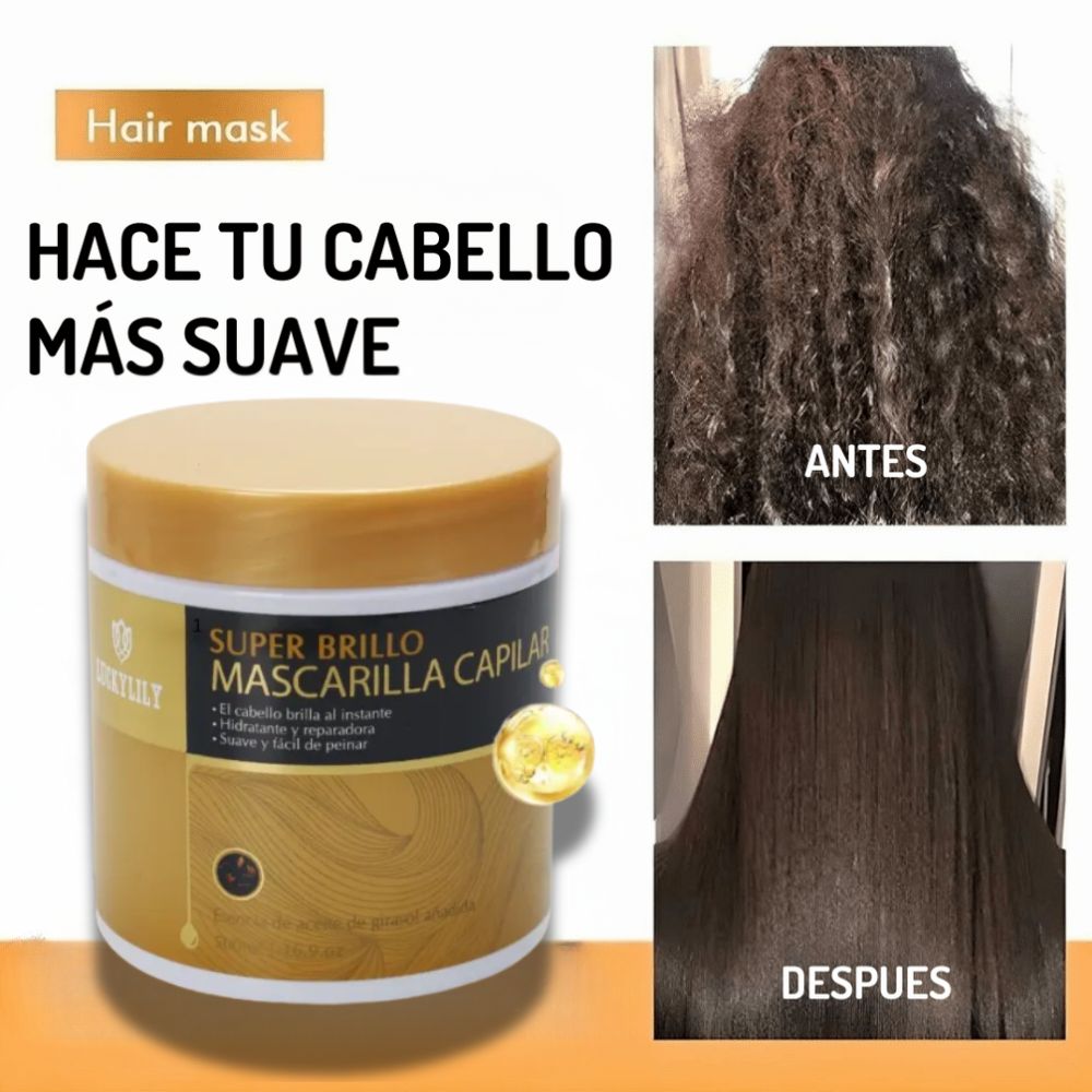 HairMask™ Mascarilla Capilar Recuperación y Brillo - Goldenfy Chile