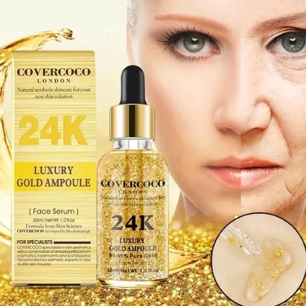 Pack 2 Serum Anti arrugas Oro Facial 24k™ (Promo: 2x1) - Goldenfy Chile