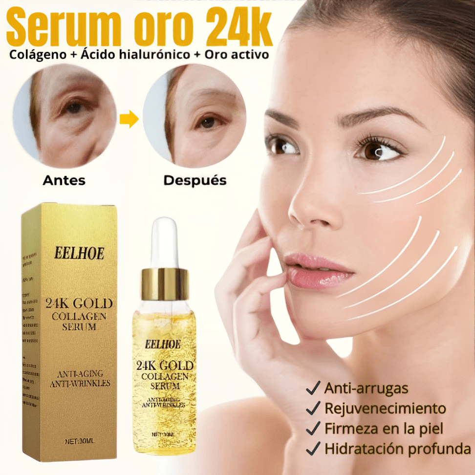 Pack 2 Serum Anti arrugas Oro Facial 24k™ (Promo: 2x1) - Goldenfy Chile