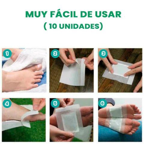 Parches Kinokis - Alivia Dolores y Desintoxica (30 unidades) - Goldenfy Chile