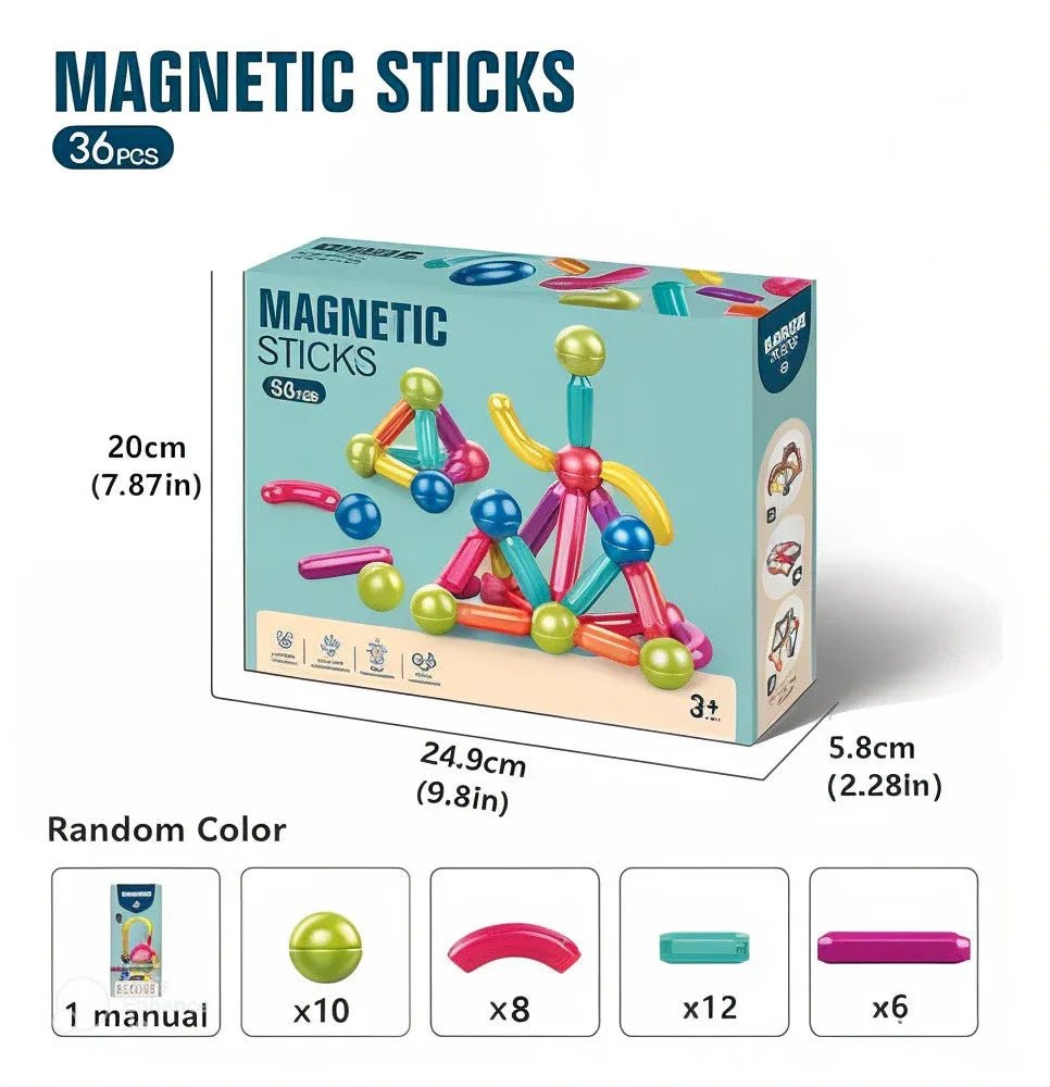 Tubo Magneticos MagneKid - para el desarrollo temprano de tu hijo - Goldenfy Chile